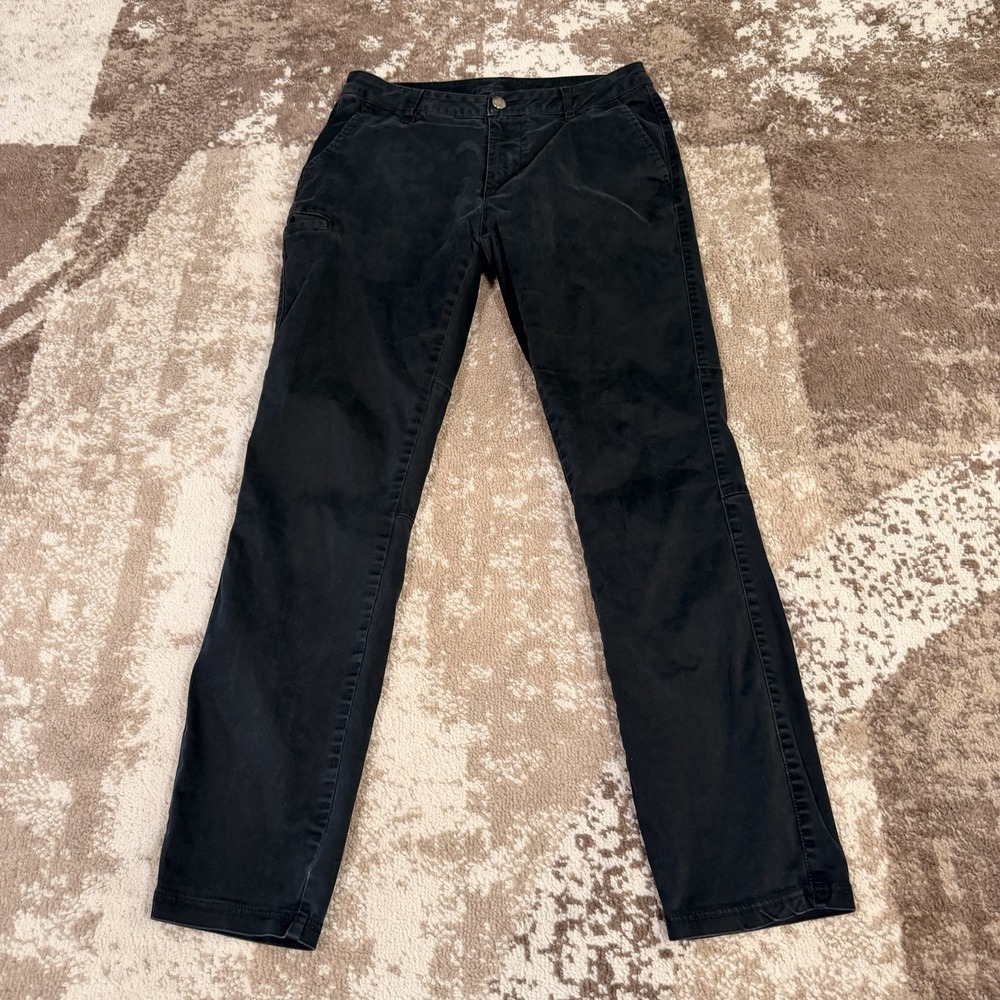 BYLT Basics Stretch Chino Pants Mens 32 Premium Black Casual Straight